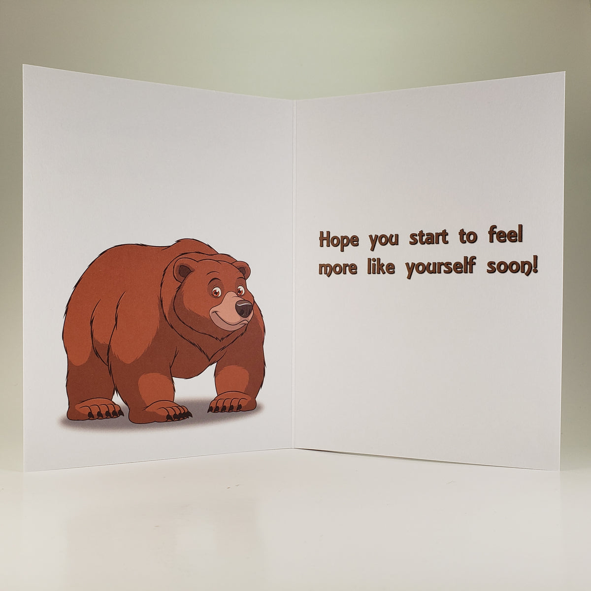 Get Well Soon Cards - No.7 Get Well Soon I'm sending a little bear